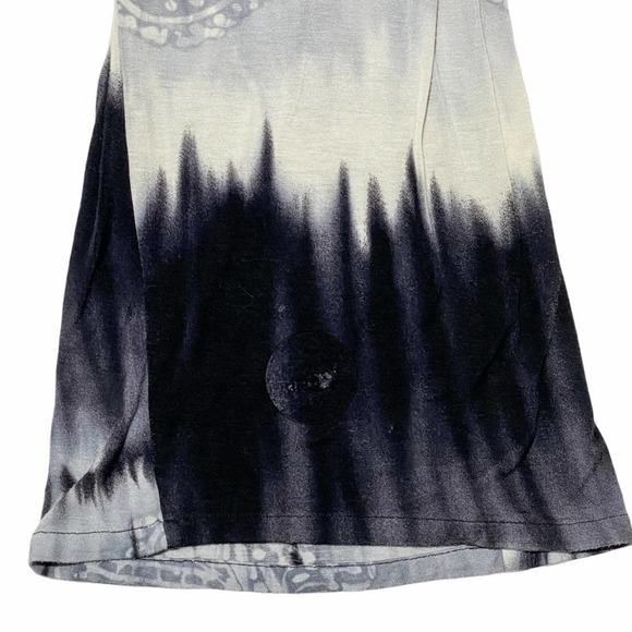 MONTEAU Tie Dye Ombre Embroidered Jumpsuit M - Picture 10 of 15